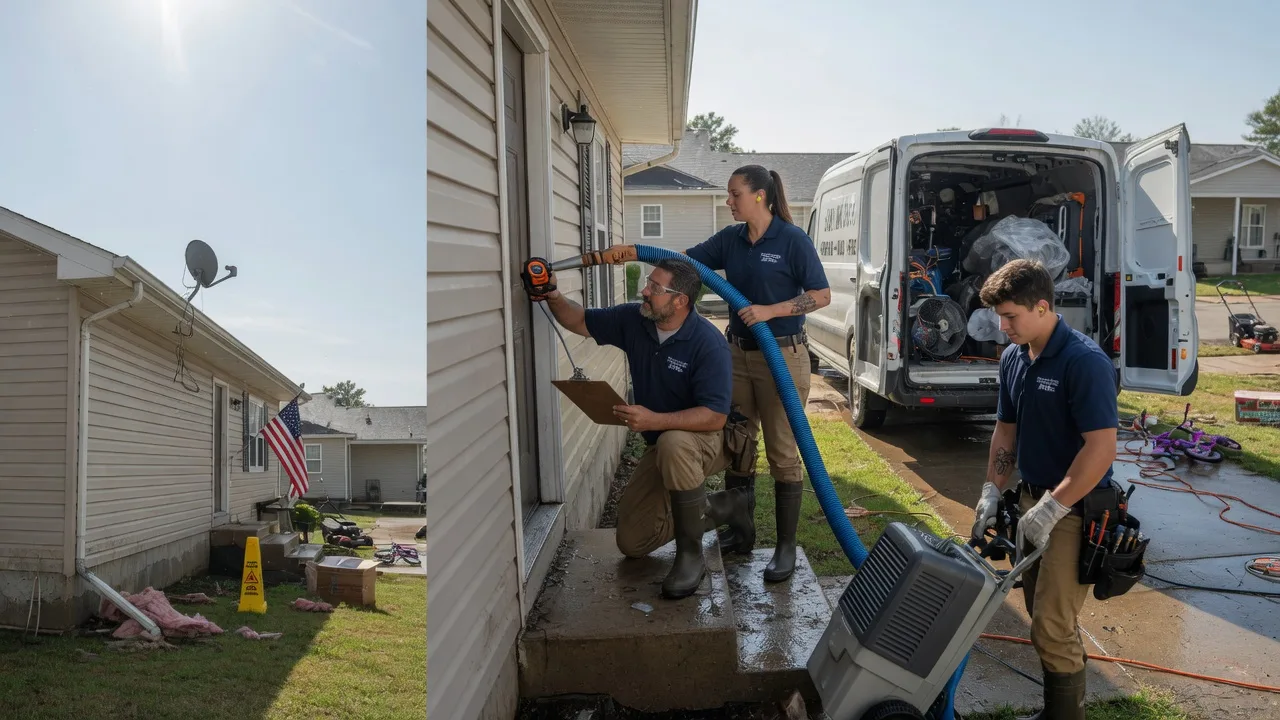 Ceiling Water Damage Restoration in Prairieburg, IA near me